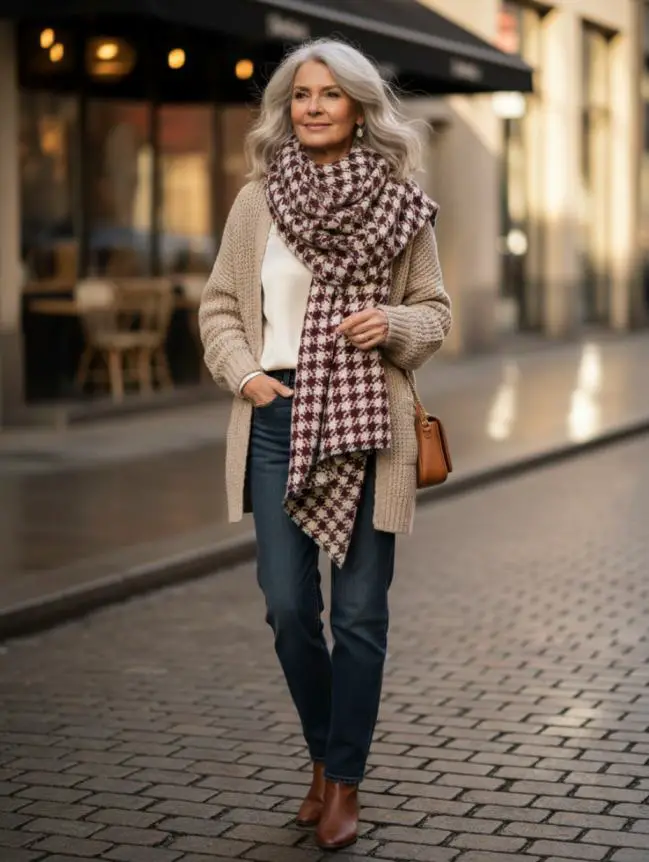 Winter Road Trip Outfits for Women Over 60