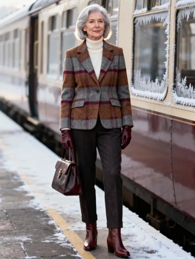 Winter Road Trip Outfits for Women Over 60