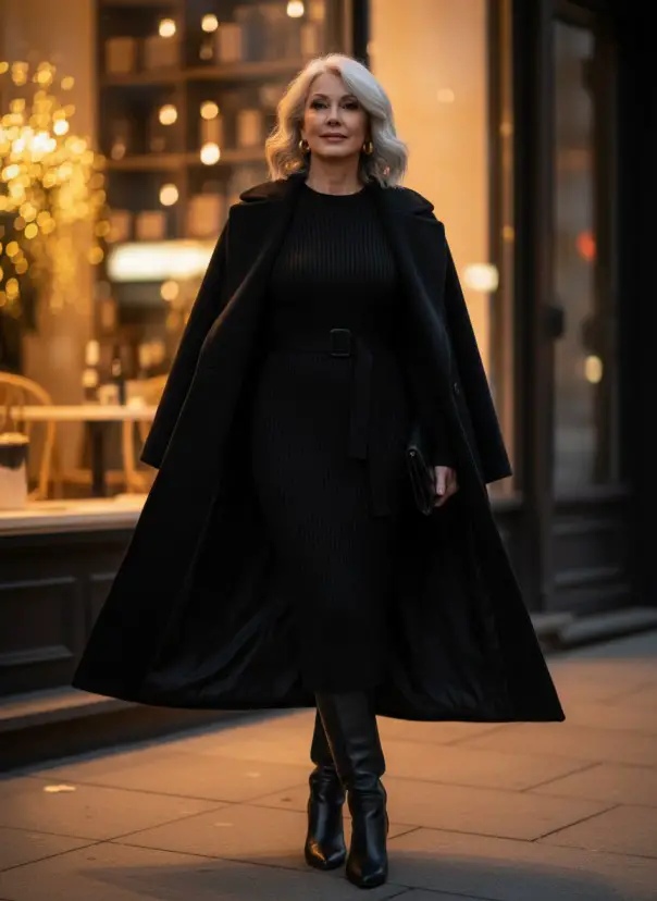 Winter Road Trip Outfits for Women Over 60