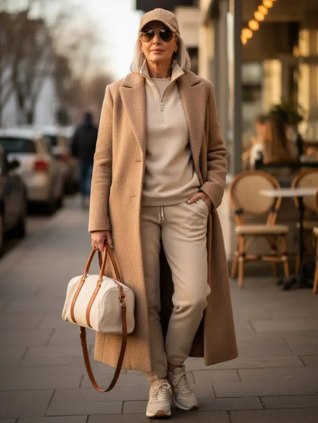 Winter Road Trip Outfits for Women Over 60