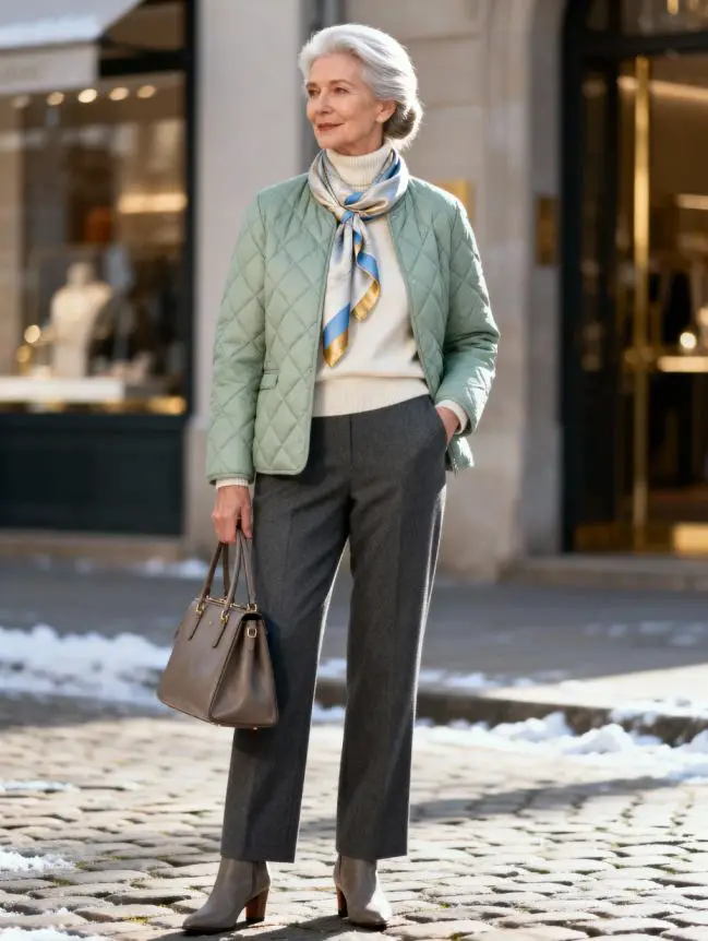 Winter Road Trip Outfits for Women Over 60