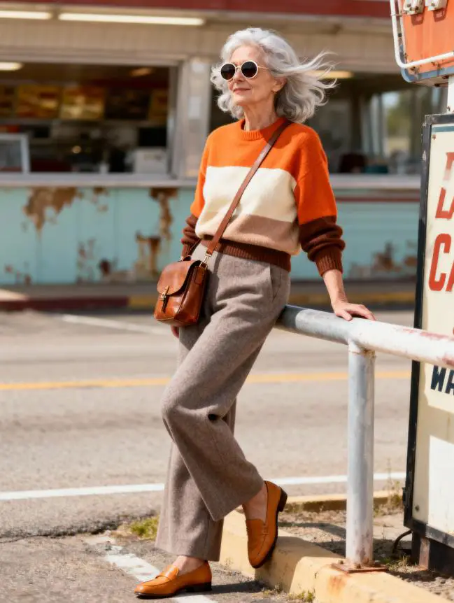 Winter Road Trip Outfits for Women Over 60