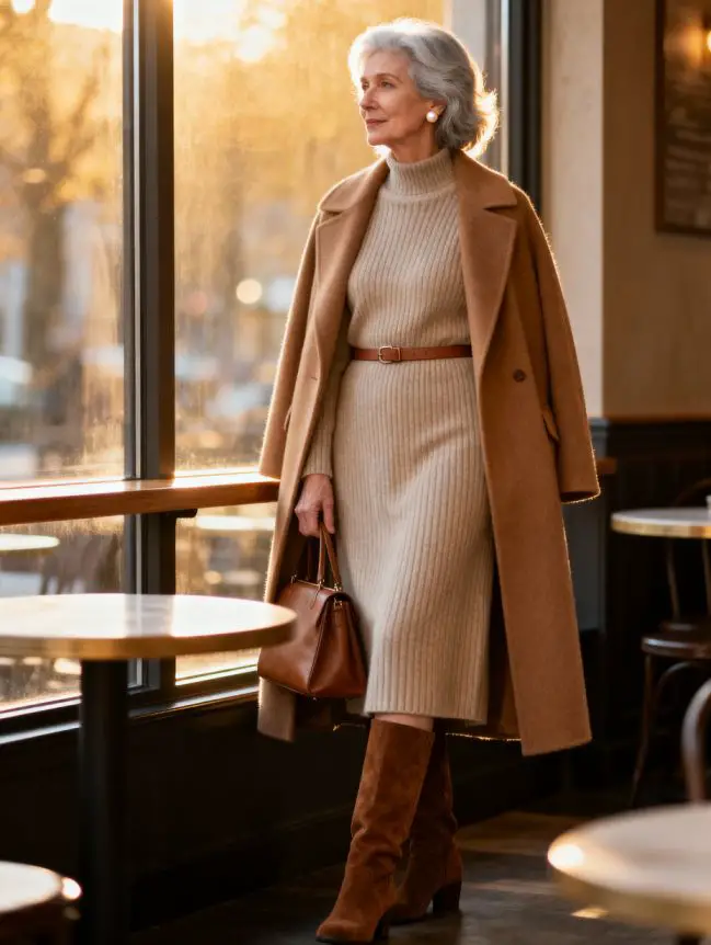 Winter Road Trip Outfits for Women Over 60