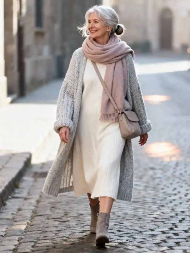 Winter Road Trip Outfits for Women Over 60