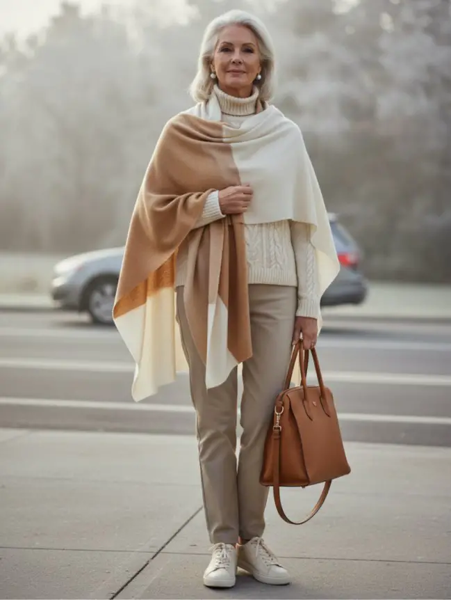 Winter Road Trip Outfits for Women Over 60