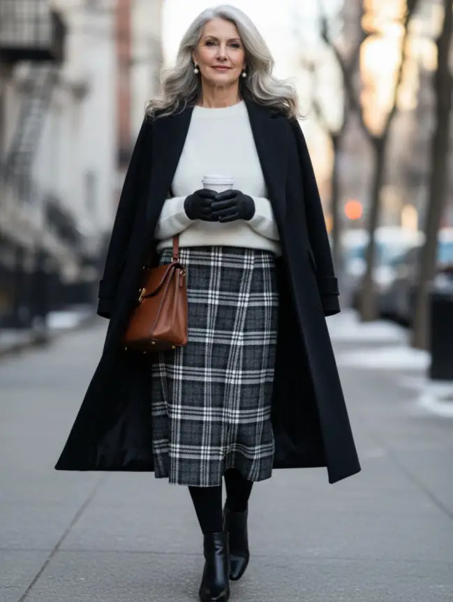 Winter Road Trip Outfits for Women Over 60