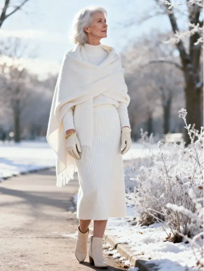 Winter Road Trip Outfits for Women Over 60