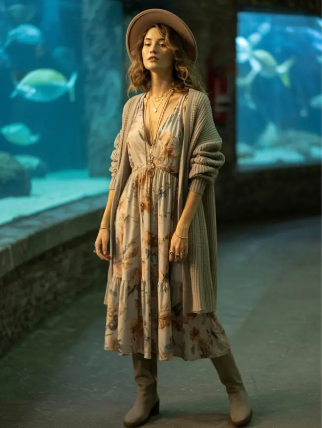 aquarium winter outfit ideas for women