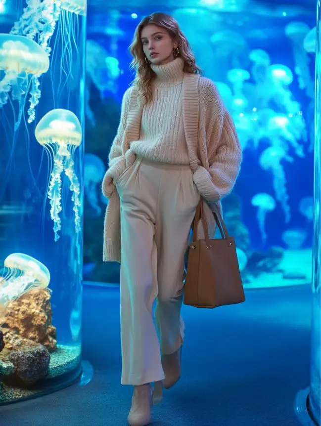 aquarium winter outfit ideas for women