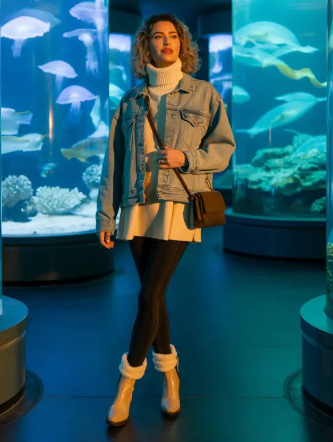 aquarium winter outfit ideas for women