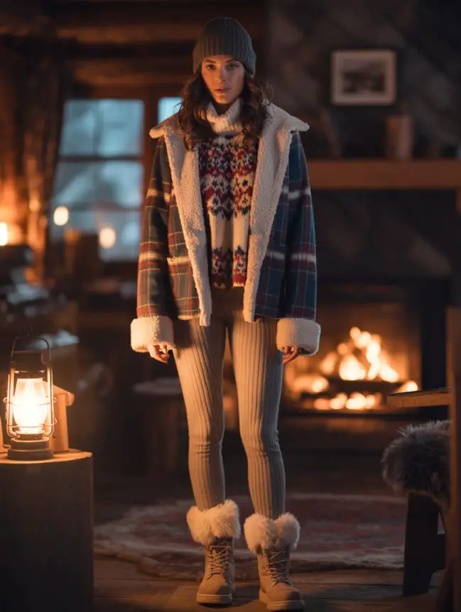 winter bonfire outfit ideas for women