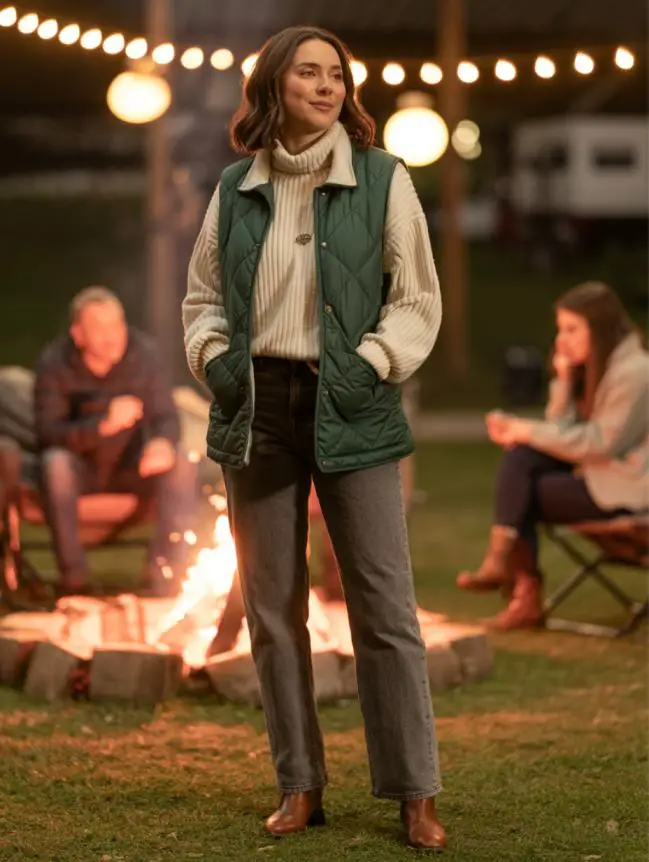 winter bonfire outfit ideas for women