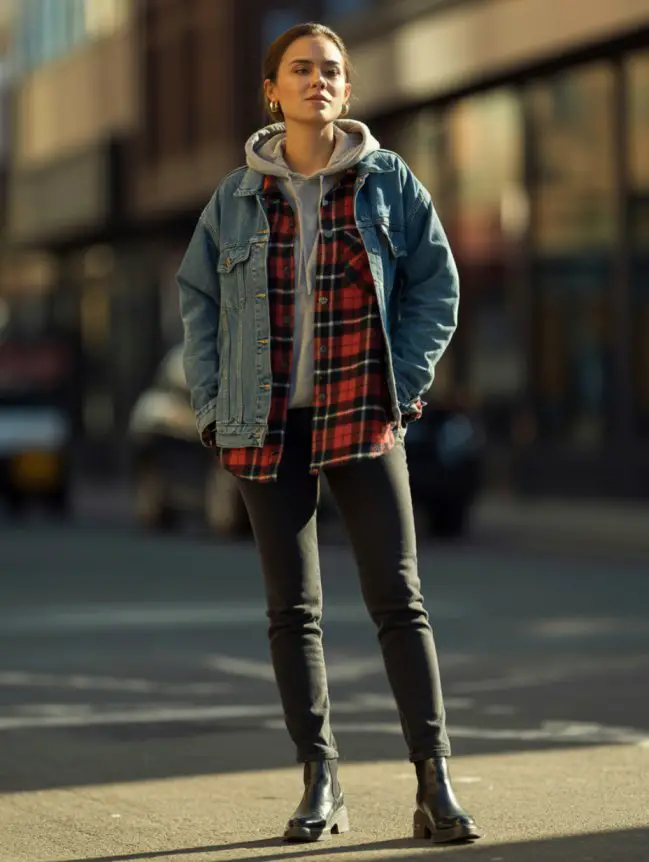 winter bonfire outfit ideas for women