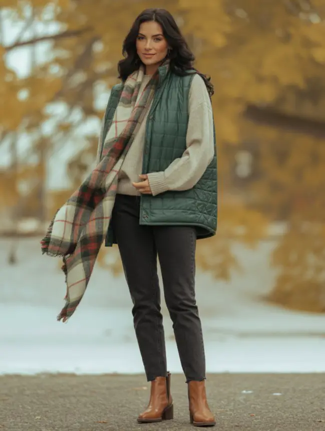winter bonfire outfit ideas for women