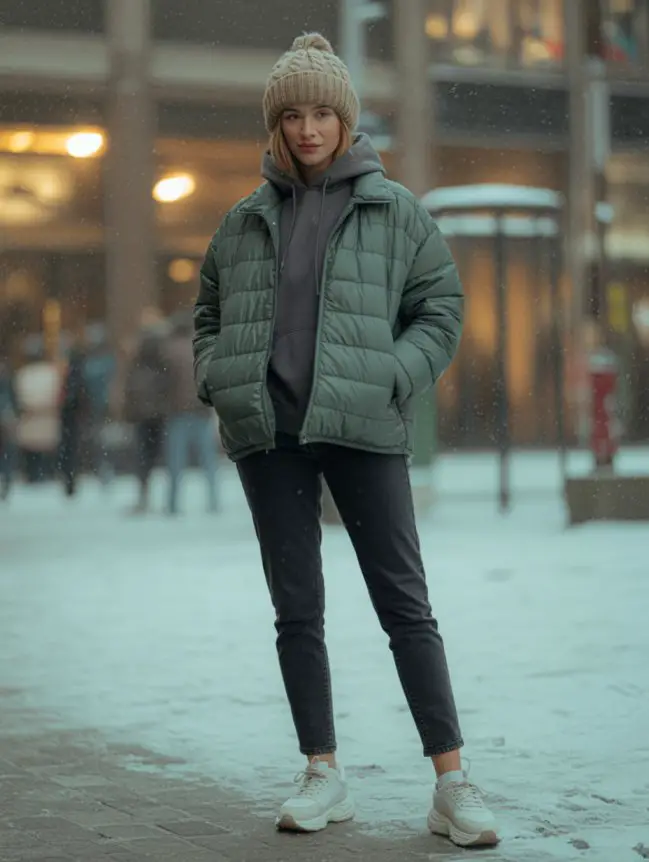 winter bonfire outfit ideas for women