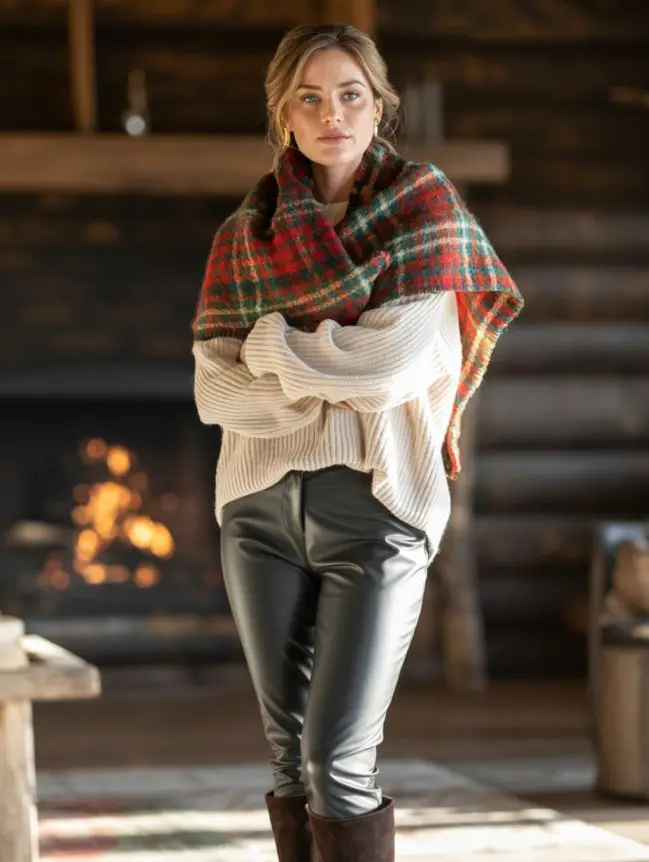 winter bonfire outfit ideas for women