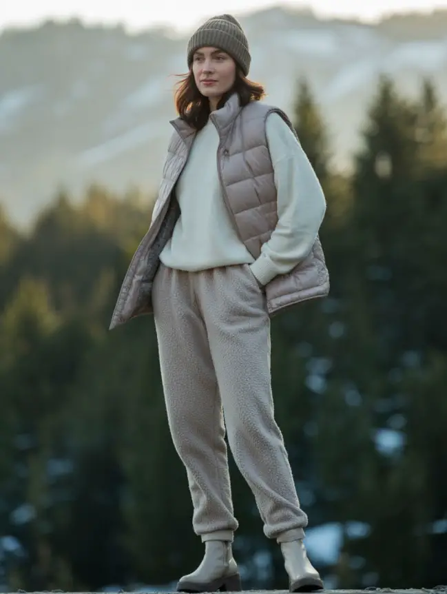 winter bonfire outfit ideas for women