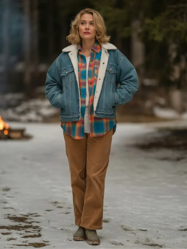 winter bonfire outfit ideas for women