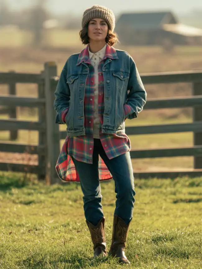 winter bonfire outfit ideas for women