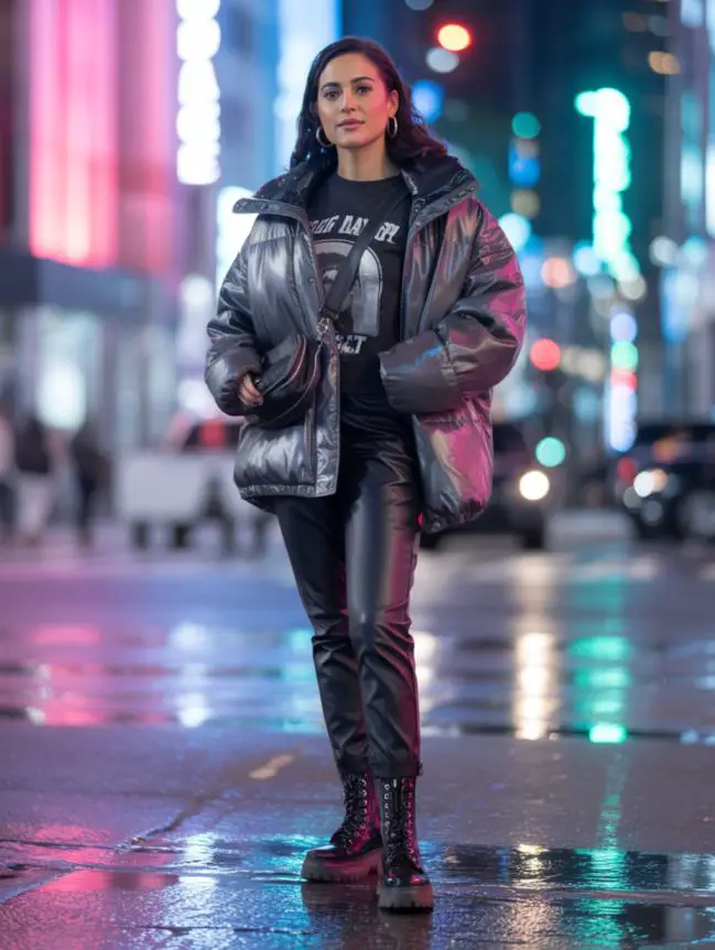 winter bonfire outfit ideas for women