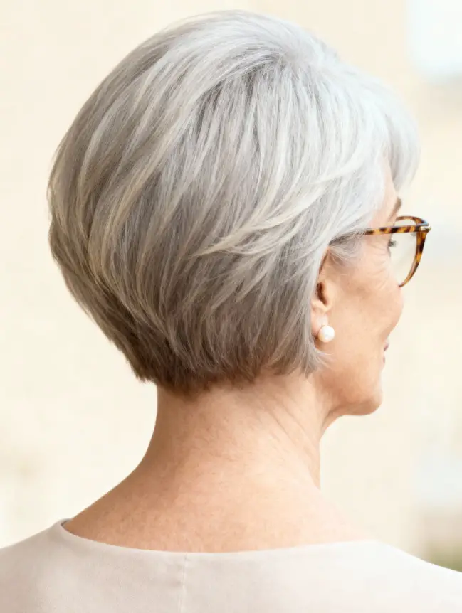 Pixie Haircuts for Women Over 70 with Glasses