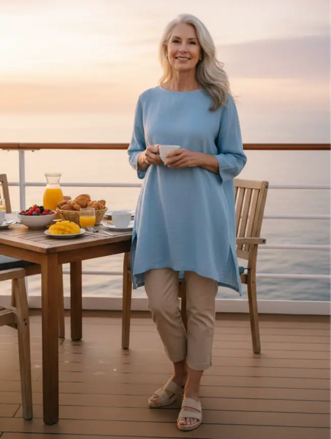 Winter Cruise Outfits for Women Over 60
