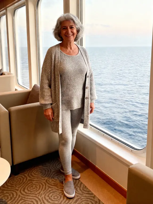 Winter Cruise Outfits for Women Over 60