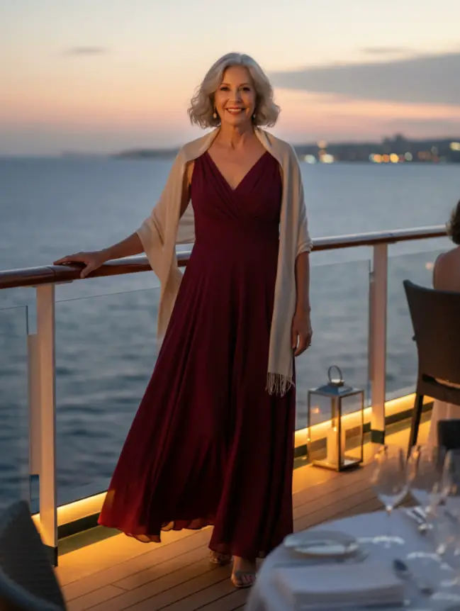 Winter Cruise Outfits for Women Over 60