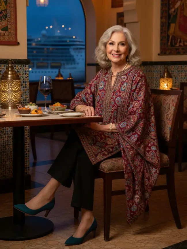 Winter Cruise Outfits for Women Over 60