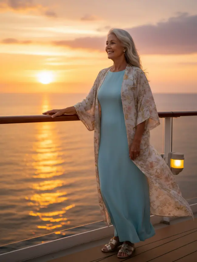 Winter Cruise Outfits for Women Over 60