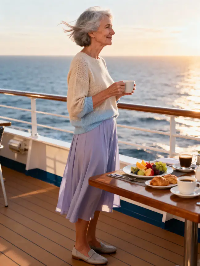 Winter Cruise Outfits for Women Over 60