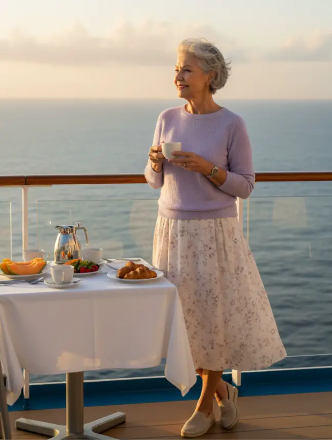 Winter Cruise Outfits for Women Over 60