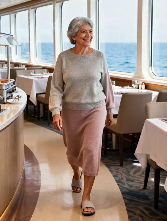 Winter Cruise Outfits for Women Over 60