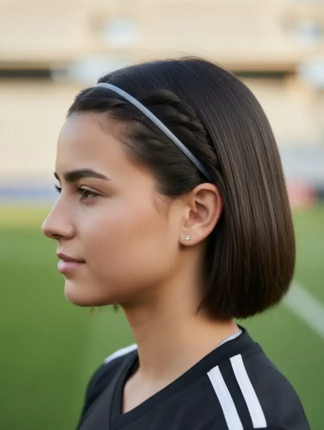 Soccer Hairstyles for Short Hair Girl