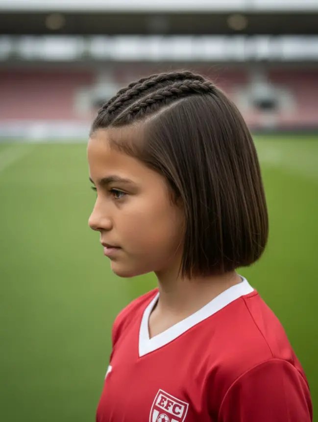 Soccer Hairstyles for Short Hair Girl