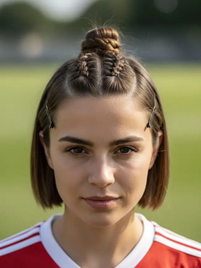 Soccer Hairstyles for Short Hair Girl