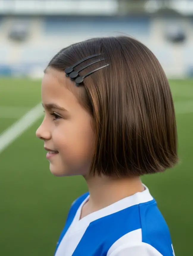 Soccer Hairstyles for Short Hair Girl