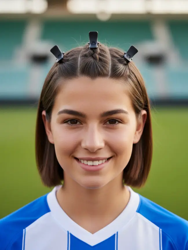 Soccer Hairstyles for Short Hair Girl