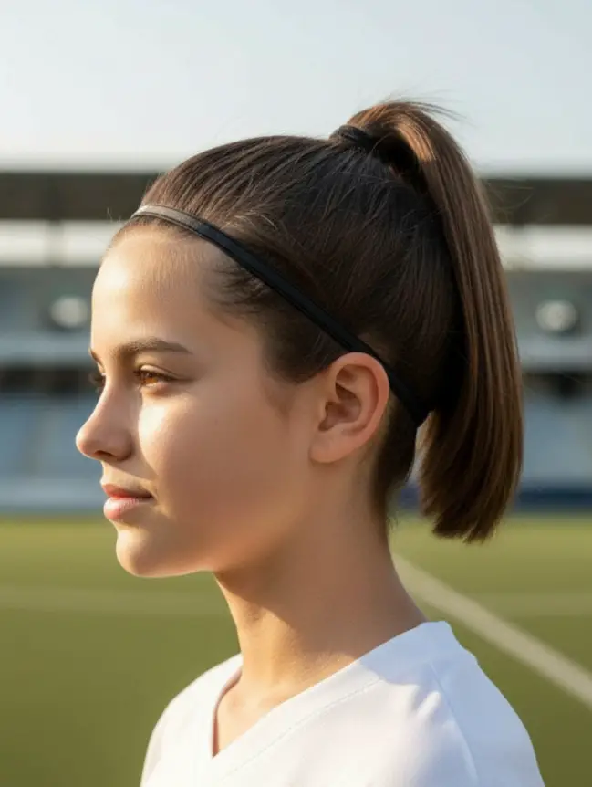 Soccer Hairstyles for Short Hair Girl