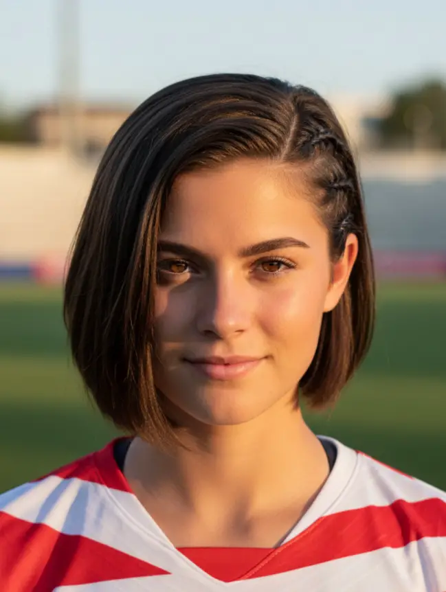 Soccer Hairstyles for Short Hair Girl