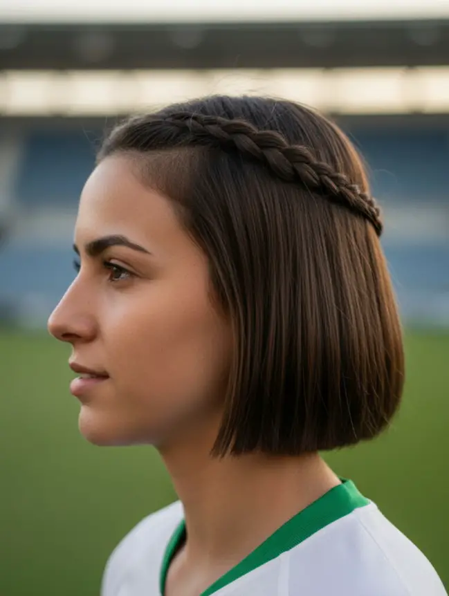 Soccer Hairstyles for Short Hair Girl