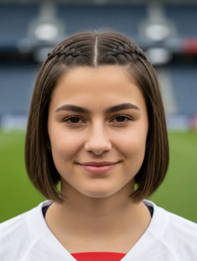 Soccer Hairstyles for Short Hair Girl