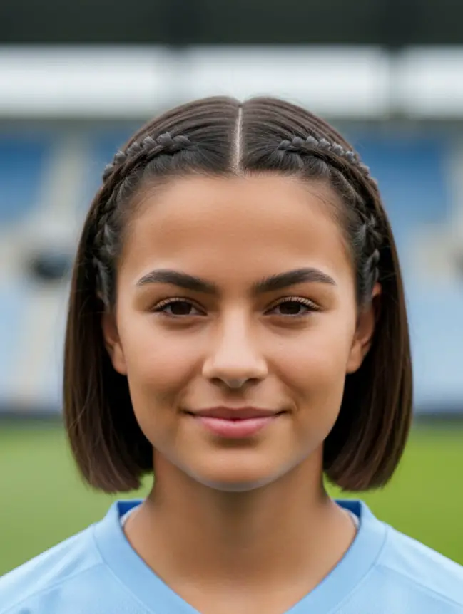 Soccer Hairstyles for Short Hair Girl