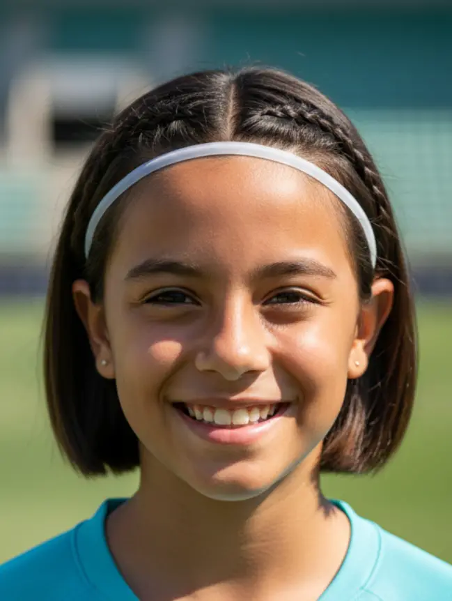 Soccer Hairstyles for Short Hair Girl