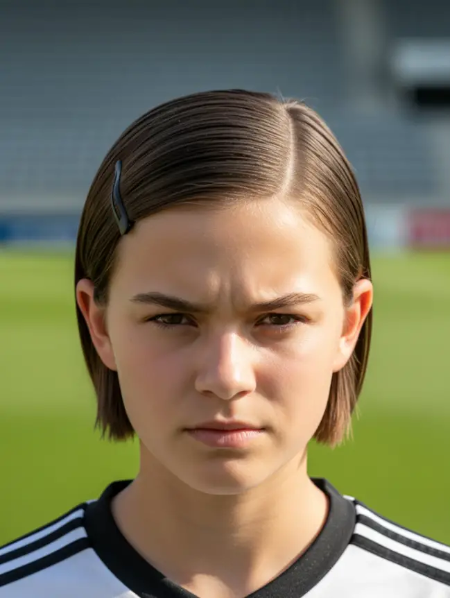 Soccer Hairstyles for Short Hair Girl