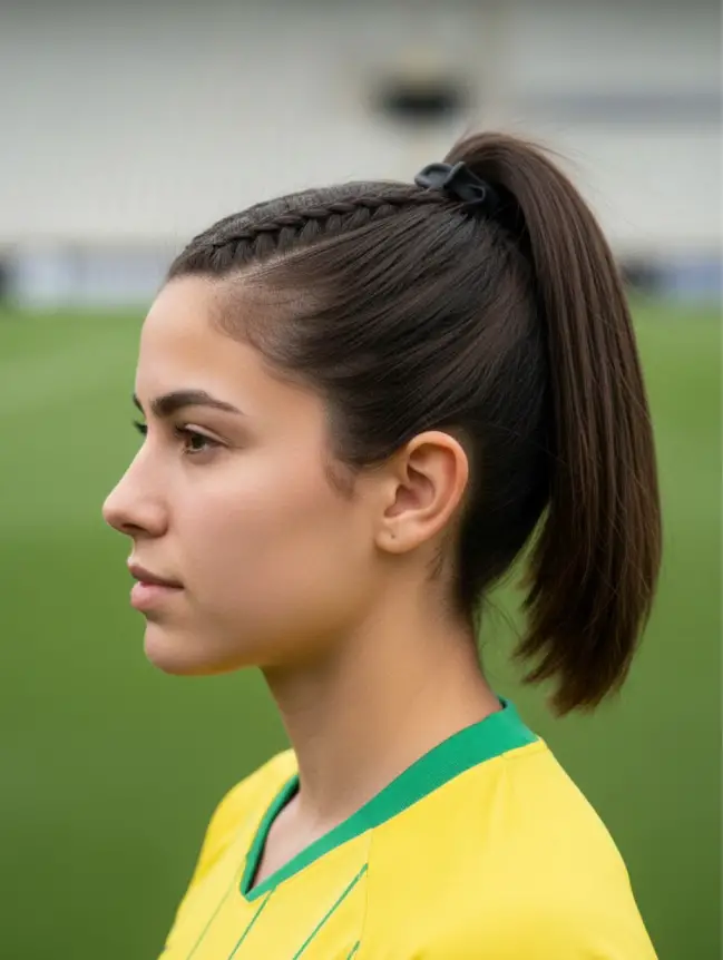 Soccer Hairstyles for Short Hair Girl
