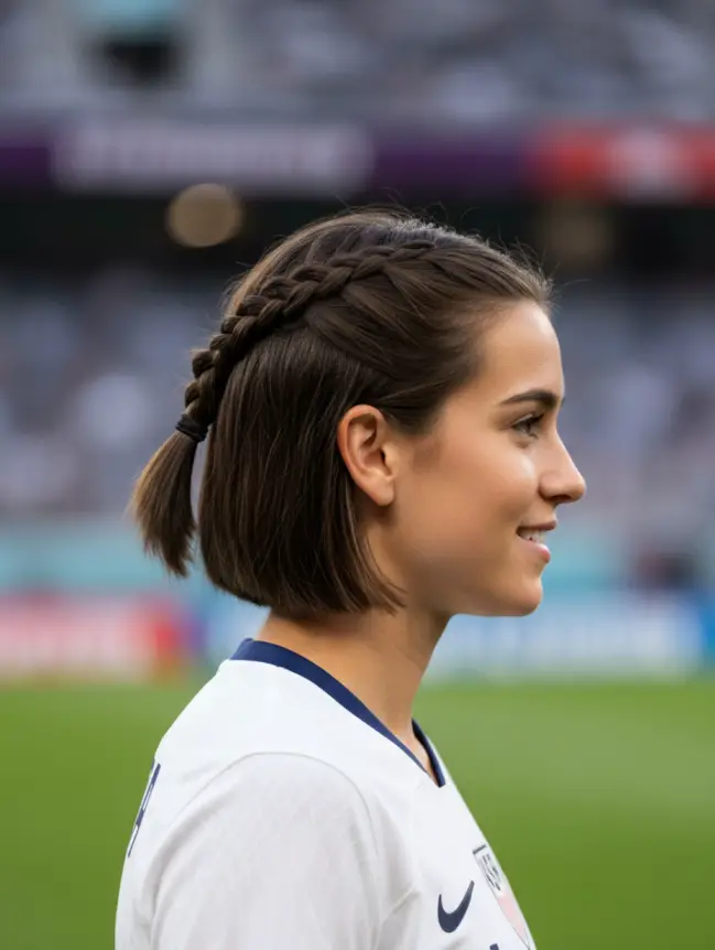Soccer Hairstyles for Short Hair Girl