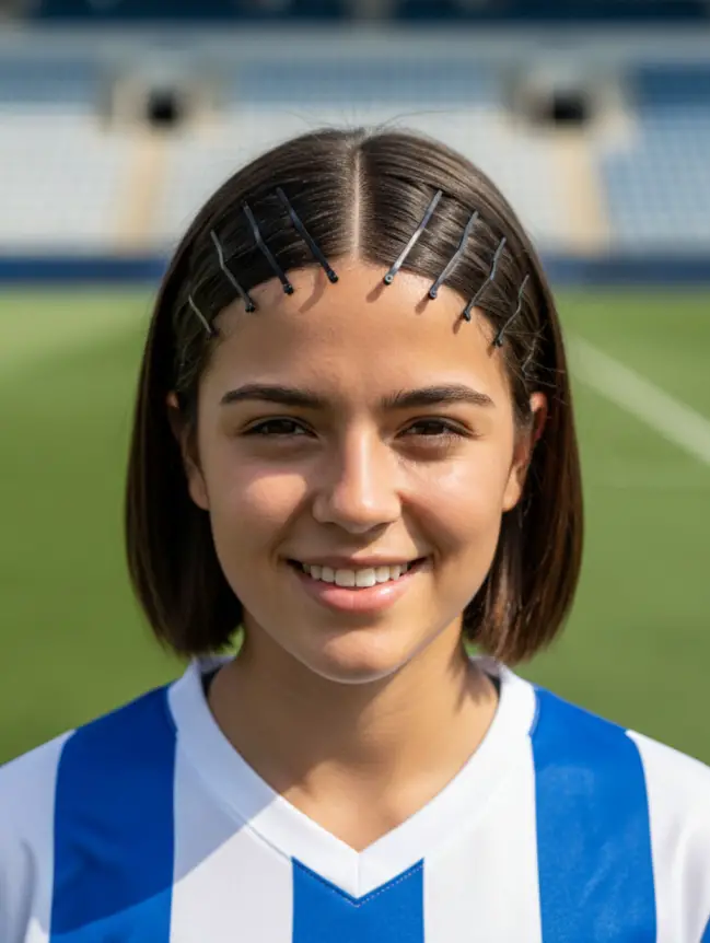 Soccer Hairstyles for Short Hair Girl