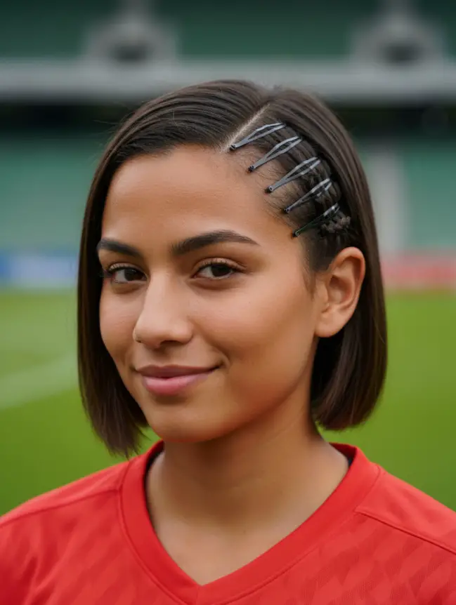 Soccer Hairstyles for Short Hair Girl