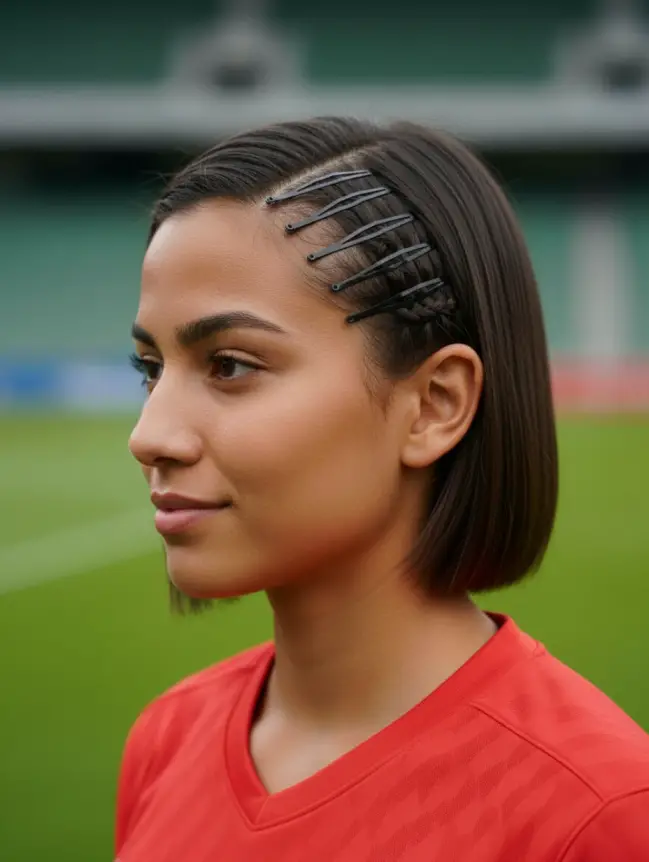 Soccer Hairstyles for Short Hair Girl